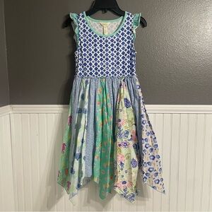 Matilda Jane Blue and Green Patchwork Dress